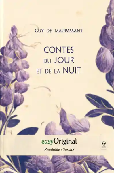 Cover: Contes du jour et de la nuit (with MP3 audio-CD) - Readable Classics - Unabridged french edition with improved readability