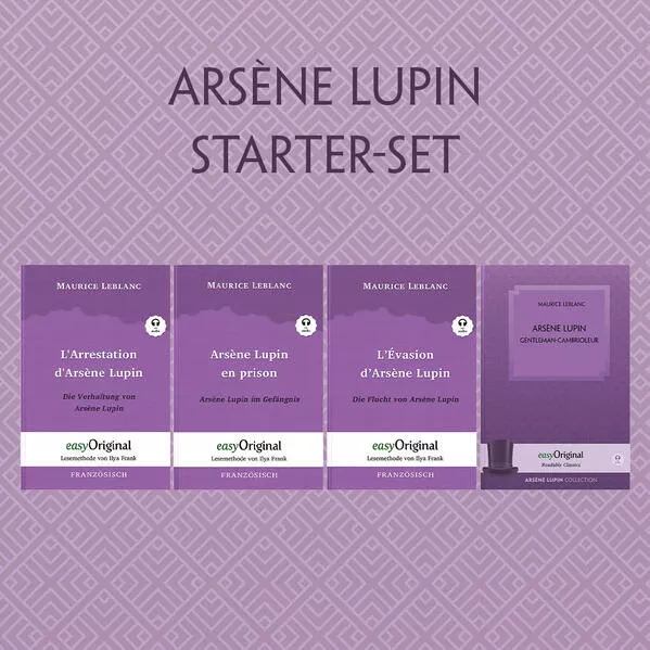 Cover: Arsène Lupin, gentleman-cambrioleur (mit 4 MP3 Audio-CDs) - Starter-Set