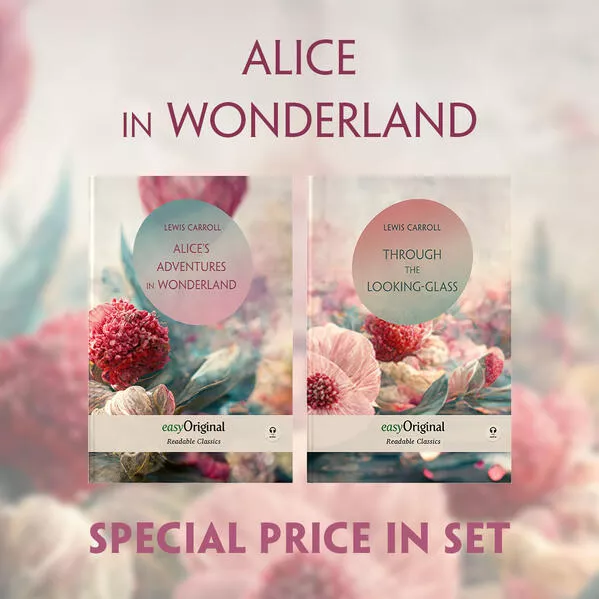 Cover: Alice in Wonderland Books-Set (with audio-online) - Readable Classics - Unabridged english edition with improved readability