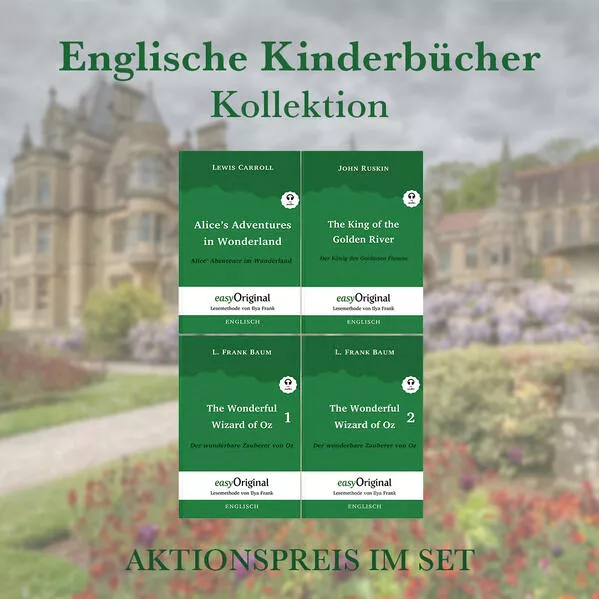 Cover: Englische Kinderbücher Kollektion (Bücher + 4 MP3 Audio-CDs) - Lesemethode von Ilya Frank - Zweisprachige Ausgabe Englisch-Deutsch