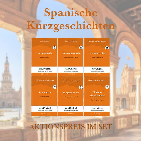 Cover: Spanische Kurzgeschichten (Bücher + 6 Audio-CDs)