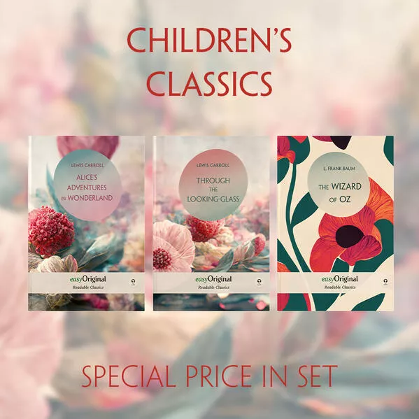 Cover: Children's Classics Books-Set (with 3 MP3 Audio-CDs) - Readable Classics - Unabridged english edition with improved readability