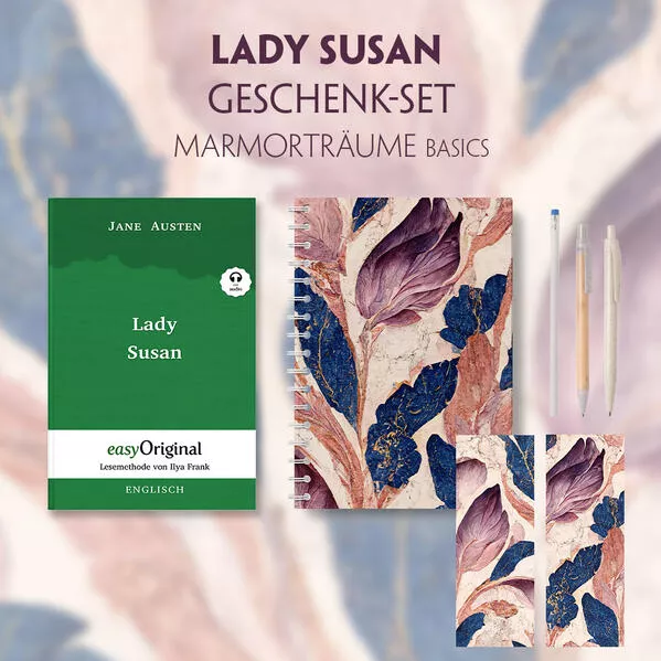 Cover: Lady Susan Geschenkset (Softcover + Audio-Online) + Marmorträume Schreibset Basics