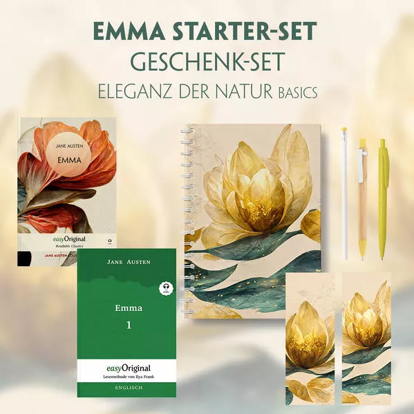 Cover: Emma Starter-Paket Geschenkset 2 Bücher (mit Audio-Online) + Eleganz der Natur Schreibset Basics