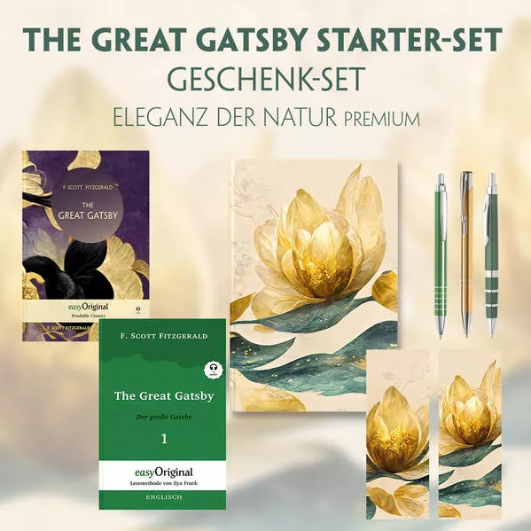 The Great Gatsby Starter-Paket Geschenkset 2 Bücher (mit Audio-Online) + Eleganz der Natur Schreibset Premium</a>