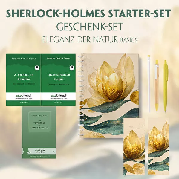 The Adventures of Sherlock Holmes Starter-Paket Geschenkset (mit Audio-Online) + Eleganz der Natur Schreibset Basics</a>
