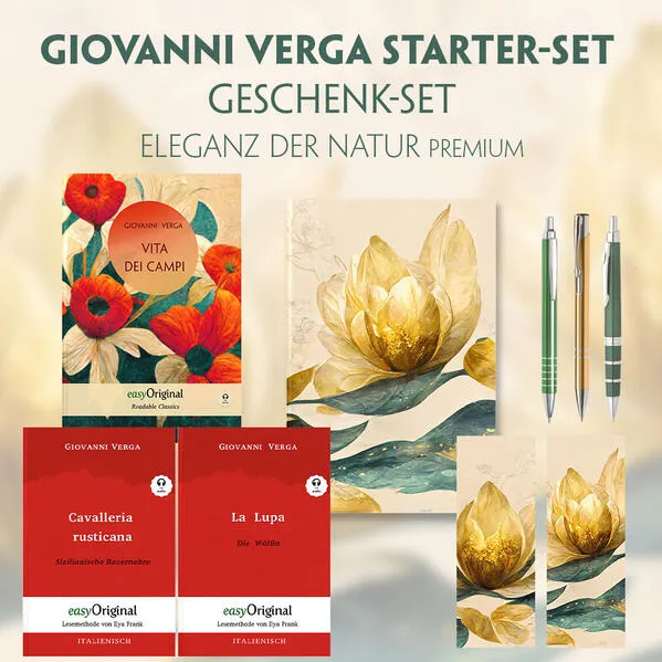 Cover: Vita dei campi Starter-Paket Geschenkset - 3 Bücher (mit Audio-Online) + Eleganz der Natur Schreibset Premium