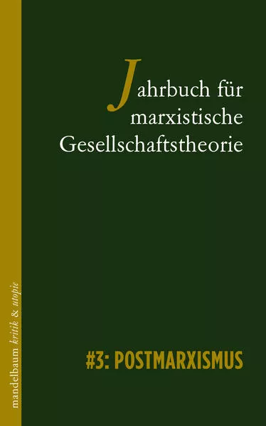 Cover: Jahrbuch für marxistische Gesellschaftstheorie