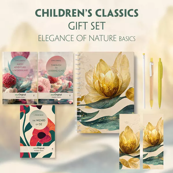 Children's Classics Books-Set (with audio-online) Readable Classics Geschenkset + Eleganz der Natur Schreibset Basics</a>