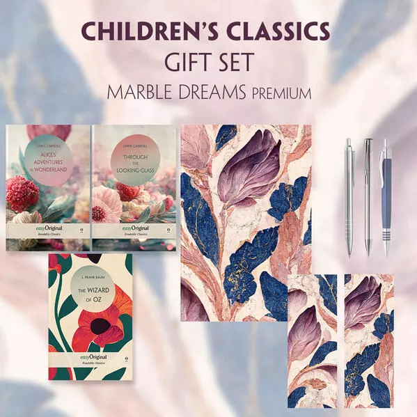 Children's Classics Books-Set (with audio-online) Readable Classics Geschenkset + Marmorträume Schreibset Premium</a>