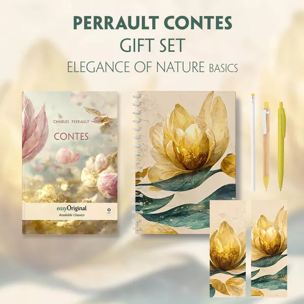 Contes (with audio-online) Readable Classics Geschenkset + Eleganz der Natur Schreibset Basics</a>