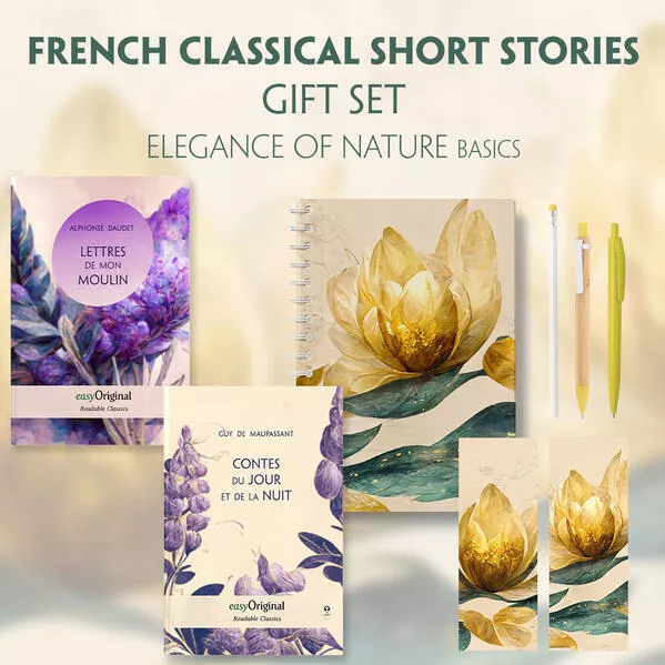 French Classical Short Stories (with audio-online) Readable Classics Geschenkset + Eleganz der Natur Schreibset Basics</a>