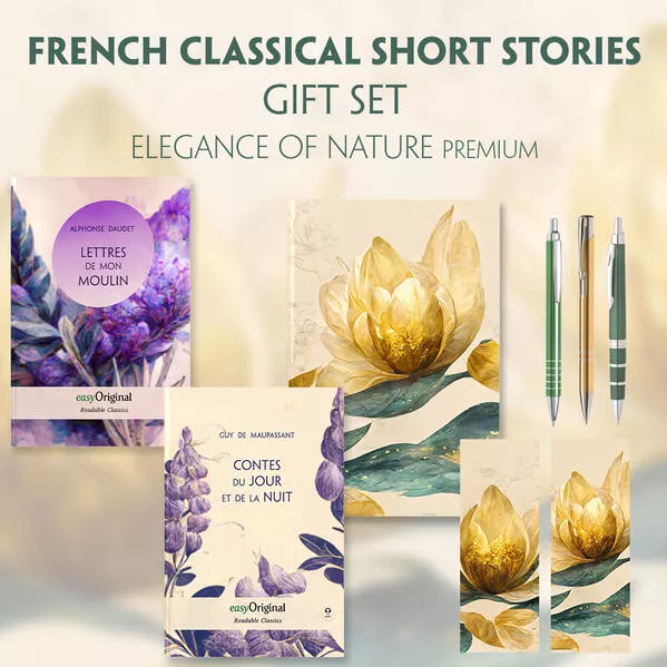 French Classical Short Stories (with audio-online) Readable Classics Geschenkset + Eleganz der Natur Schreibset Premium</a>