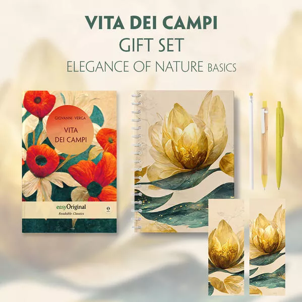 Vita dei campi (with audio-online) Readable Classics Geschenkset + Eleganz der Natur Schreibset Basics</a>