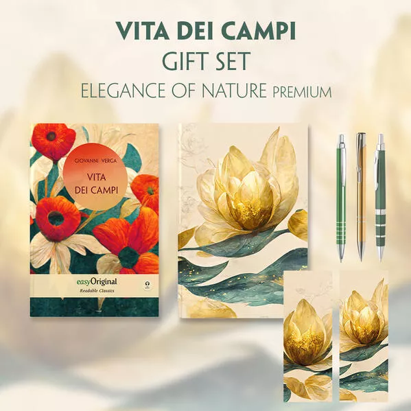 Vita dei campi (with audio-online) Readable Classics Geschenkset + Eleganz der Natur Schreibset Premium</a>