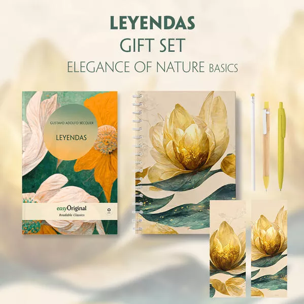 Leyendas (with audio-online) Readable Classics Geschenkset + Eleganz der Natur Schreibset Basics</a>