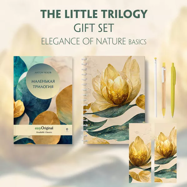 EasyOriginal Readable Classics / Die Kleine Trilogie (with audio-online) Readable Classics Geschenkset + Eleganz der Natur Schreibset Basics