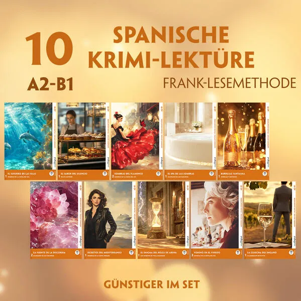 10 Spanische Krimi-Lektüre A2-B1 (10 Bücher + Audio-Online)