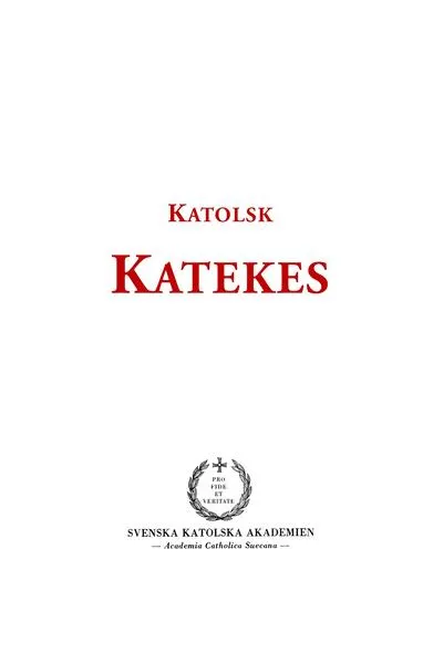 Katolsk katekes