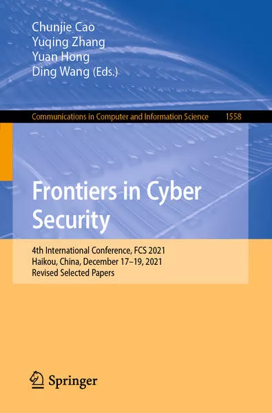 Cover: Frontiers in Cyber Security