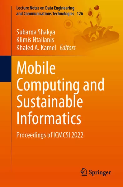 Cover: Mobile Computing and Sustainable Informatics