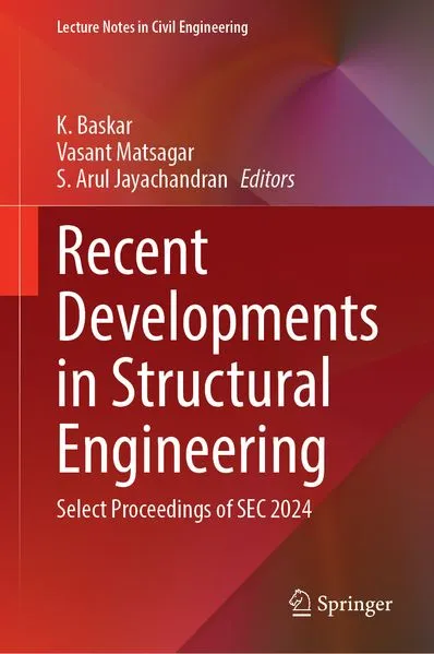 Cover: Recent Developments in Structural Engineering