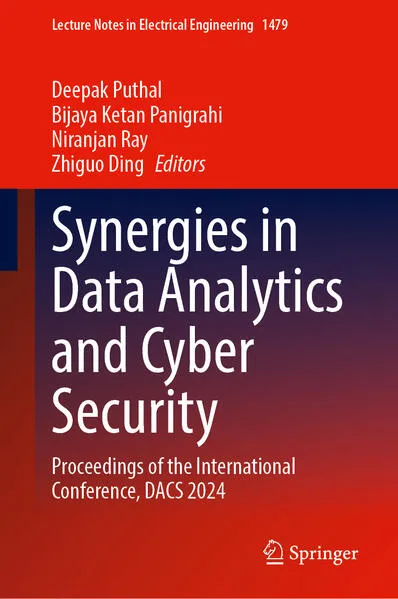 Cover: Synergies in Data Analytics and Cyber Security