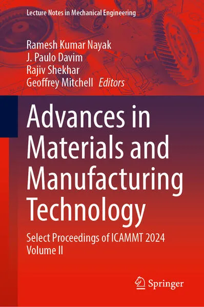Cover: Advances in Materials and Manufacturing Technology