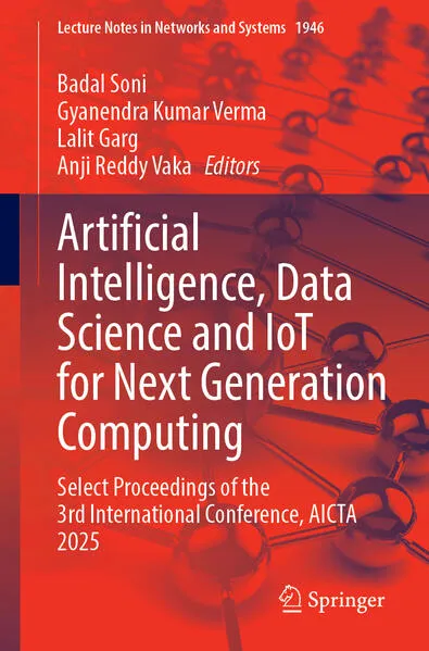 Cover: Artificial Intelligence, Data Science and IoT for Next Generation Computing