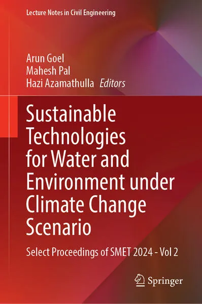 Cover: Sustainable Technologies for Water and Environment Under Climate Change Scenario
