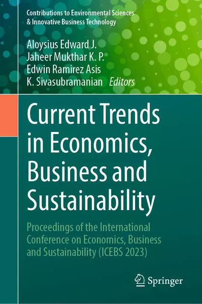 Cover: Current Trends in Economics, Business and Sustainability