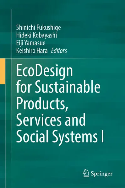 Cover: EcoDesign for Sustainable Products, Services and Social Systems I