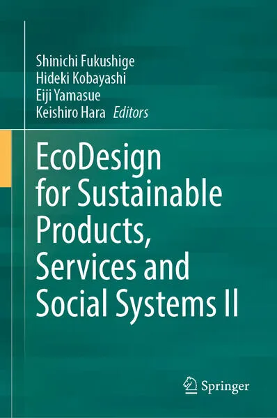 Cover: EcoDesign for Sustainable Products, Services and Social Systems Il