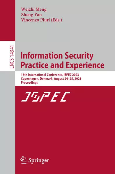 Cover: Information Security Practice and Experience