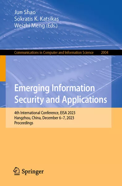 Cover: Emerging Information Security and Applications