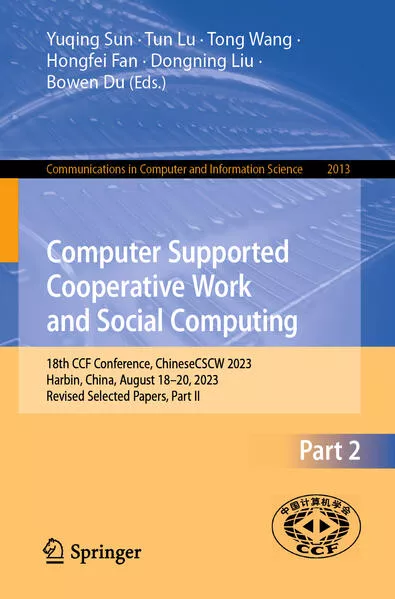 Cover: Computer Supported Cooperative Work and Social Computing