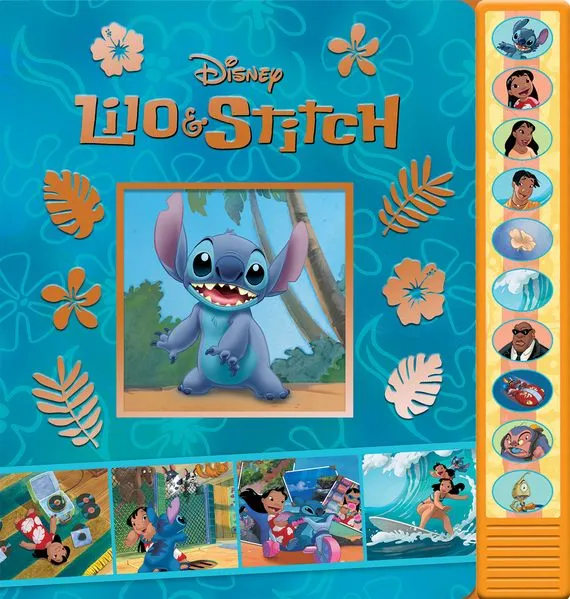Cover: Disney Lilo & Stitch - Pappbilderbuch zum Vorlesen - Soundbuch mit 10 tollen Geräuschen
