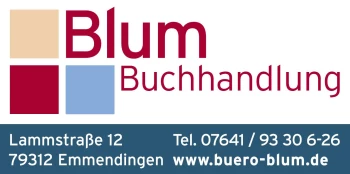 Logo: Buchhandlung Blum Buch + Büro