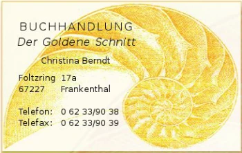 Logo: Buchhandlung Der Goldene Schnitt