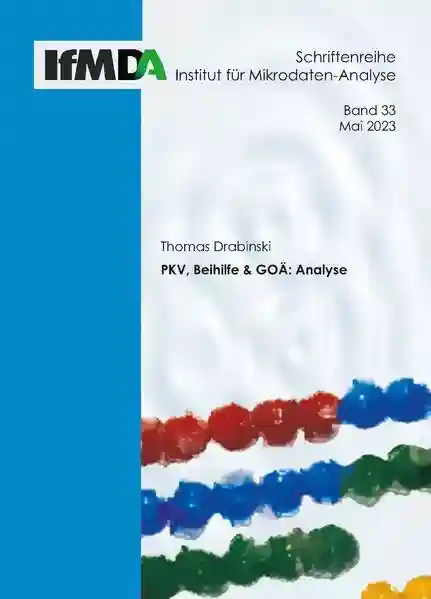 Reihe: Schriftenreihe Institut für Mikrodaten-Analyse