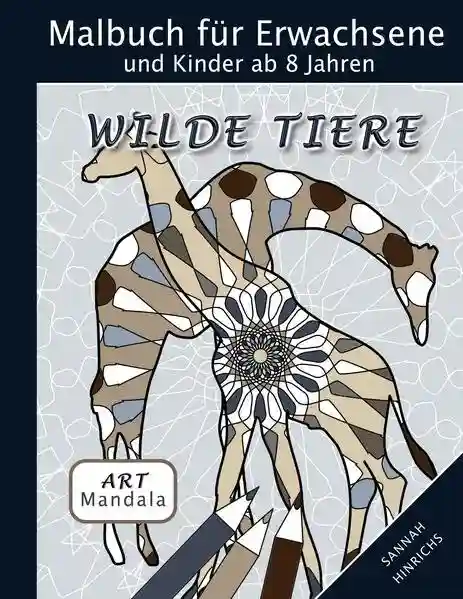 Reihe: Mandala Art Malbuch für Erwachsene und Kinder ab 8 Jahren