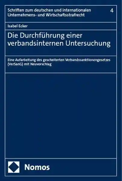 Reihe: Schriften zum deutschen und internationalen Unternehmens- und Wirtschaftsstrafrecht