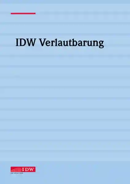 Reihe: IDW Verlautbarungen