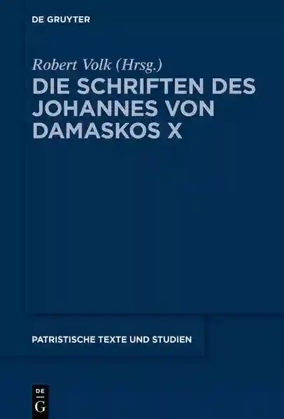 Reihe: Patristische Texte und Studien