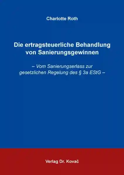 Reihe: Studien zur Rechtswissenschaft