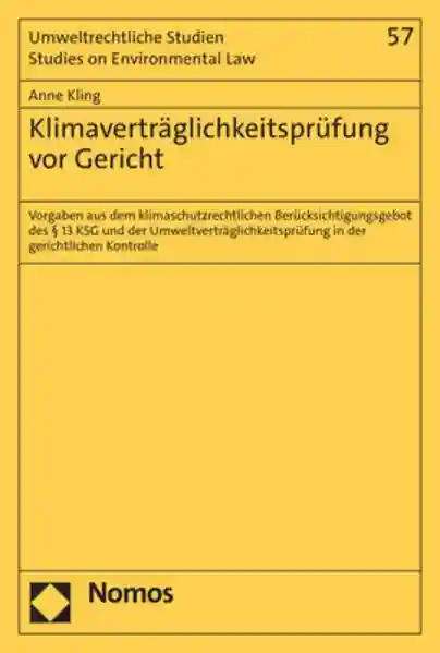 Reihe: Umweltrechtliche Studien /Studies on Environmental Law