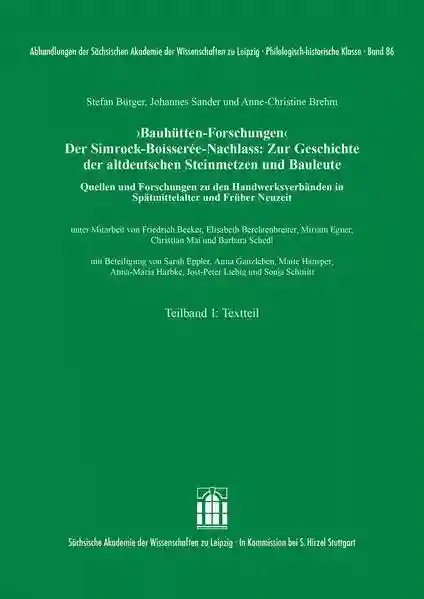 Reihe: Abhandlungen der Sächsischen Akademie der Wissenschaften zu Leipzig. Philologisch - historische Klasse