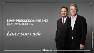 Pressekonferenz mit Martin Suter und Bastian Schweinsteiger zu »Einer von euch«